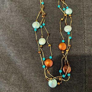 Beaded Turquoise Necklace